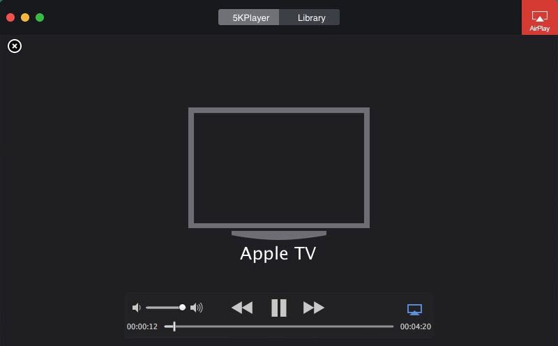 Popcorn not AirPlay Apple TV 5KPlayer