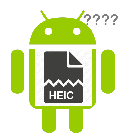 HEIC won't open on Android
