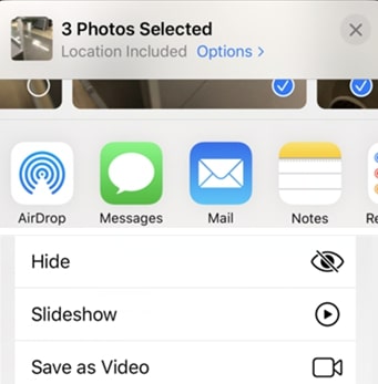 Live Photo Save as Video on iOS 13
