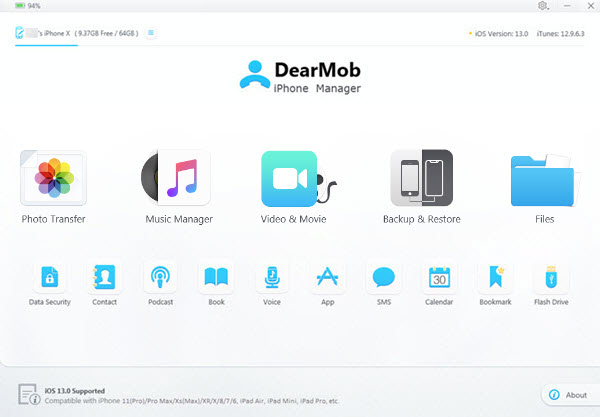 DearMob iPhone Manager import FLAC to iPhone