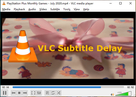VLC Subtitle Delay