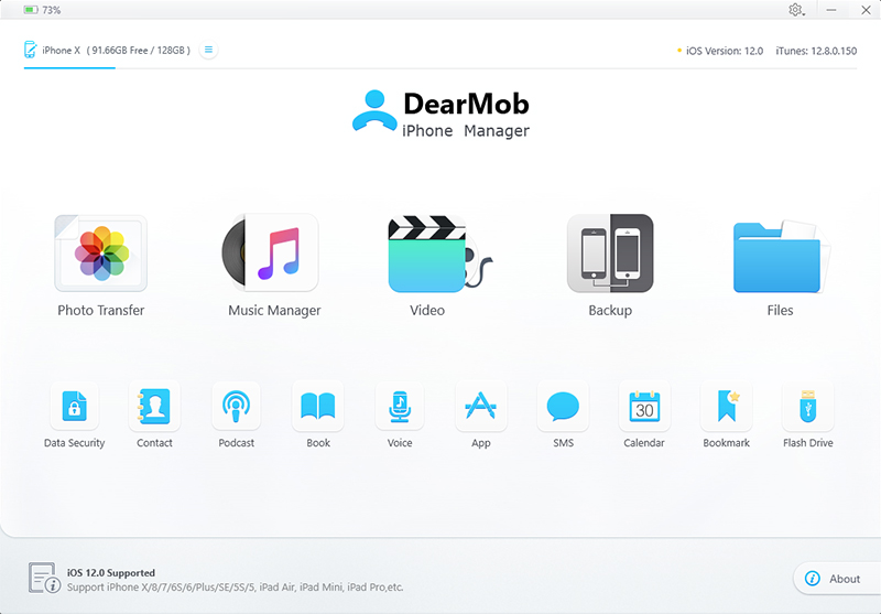 DearMob iPhone Manager screenshot