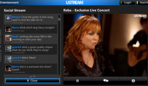 ustream video streaming site