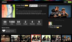 vimeo video streaming site