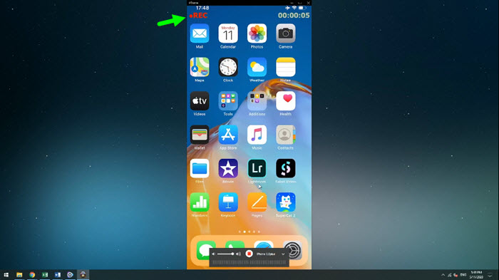 Screen Record iOS via 5KPlayer