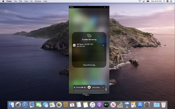 AirPlay iPhone to Mac