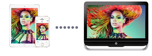 iPhone screen mirroring to PC