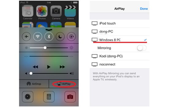 AirPlay to Windows 8