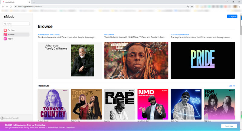 Apple Music Web Player