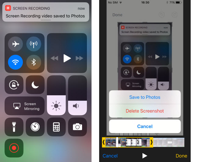 screen recording iPad iOS 11