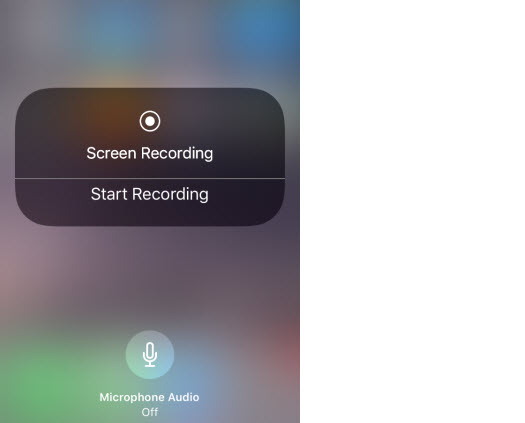 iOS 11 Screen Recording no Audio