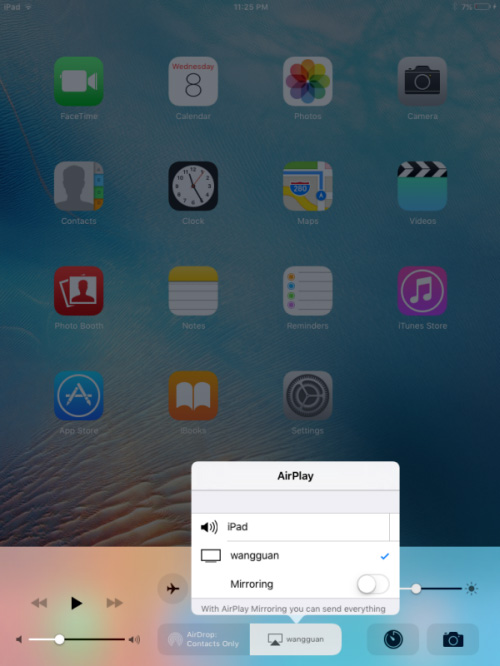 Enable AirPlay on Mirroring iPad Pro 2