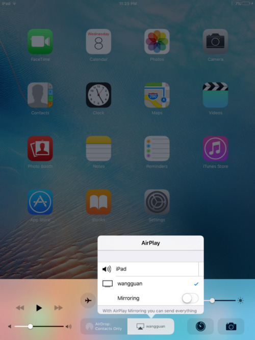 Turn on iPad Pro 2 AirPlay