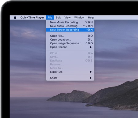 how to use quicktime screen mirroring iphone to mac