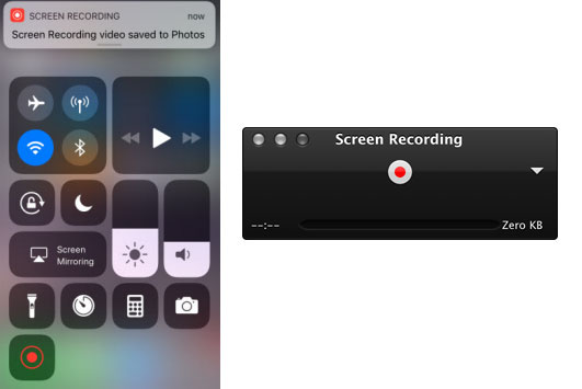 Record Screen of iPhone