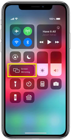AirPlay Mirroring iPhone 11 to TV