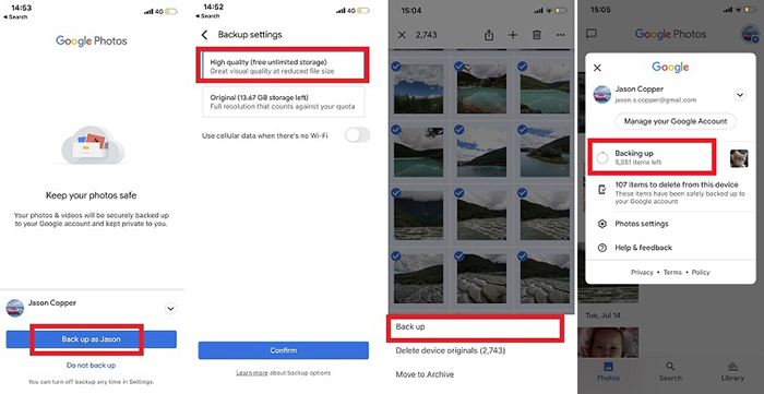 iPhone照片傳到電腦 - Google相簿