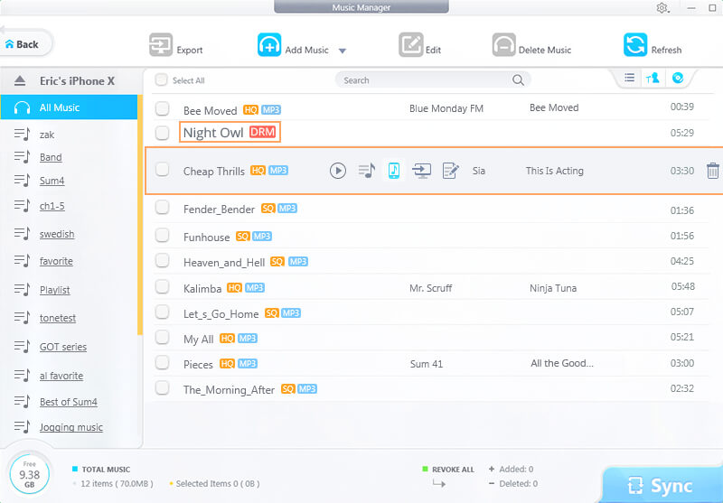 Organize iPhone Music