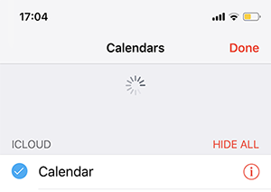 iCloud Calendar Not Syncing Force