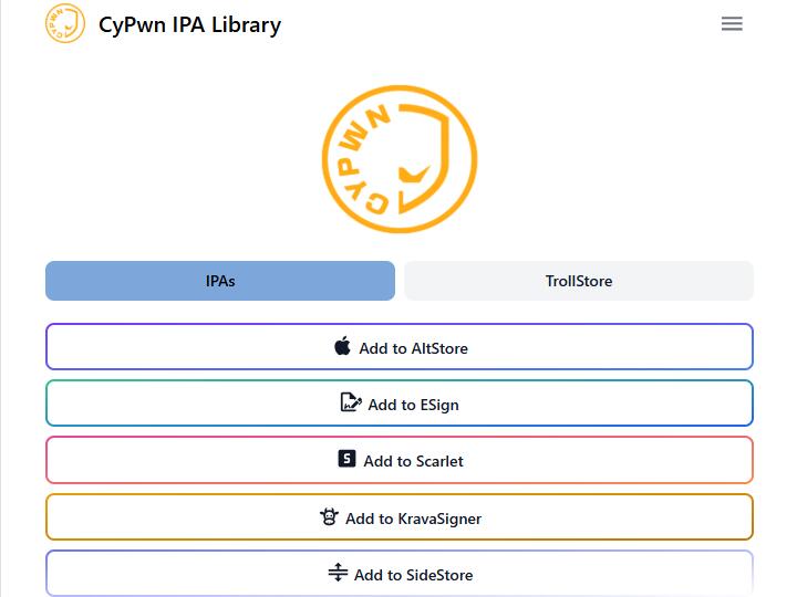 Best IPA download website - CyPwn IPA Library