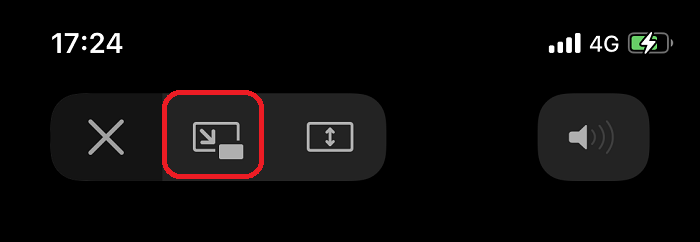 Safari PiP icon iOS 14