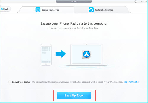 backup everything iPhone