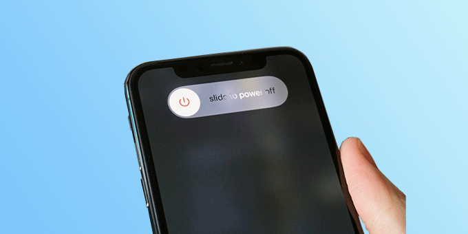 Fix Can't Delete Apps on iPhone - Restart the Device