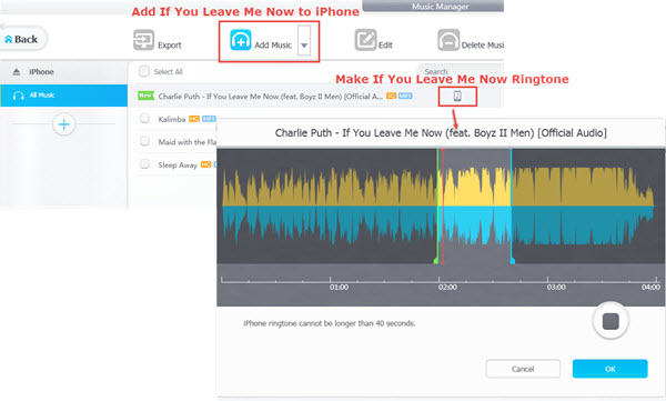 Download Charlie Puth If You Leave Me Now to iPhone