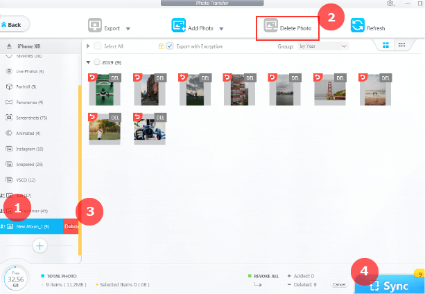 How to Delete Synced Photo Albums from iPhone