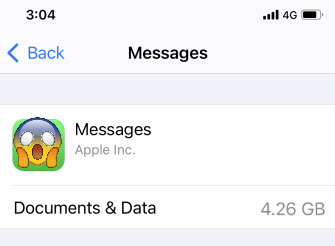 Documents and data too large