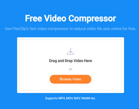FlexClip Video Compressor
