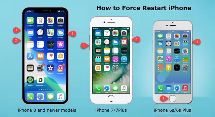 Hard Reset iPhone to Fix iOS 14 Stuck on Update Requested