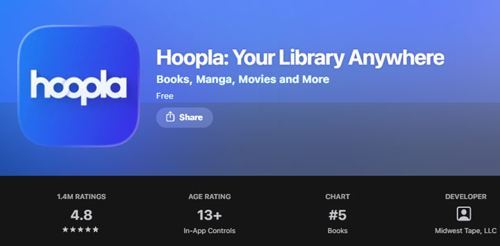Best free movie apps for iPhone and iPad - Hoopla