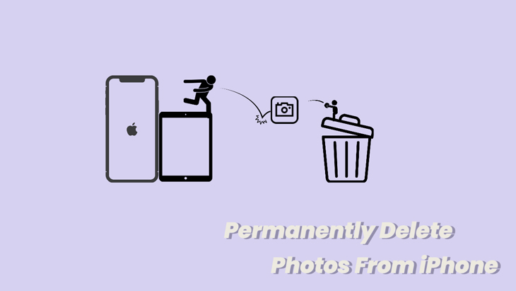Permanently delete photos from iPhone