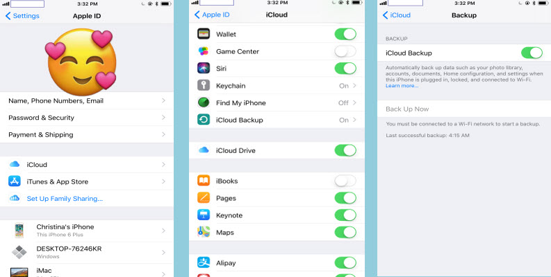 how to save text messages from iphone on icloud