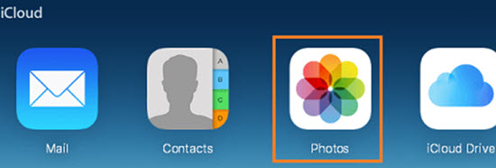 Access photo albums in iCloud