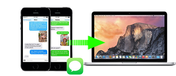 how to connect mac to iphone messages