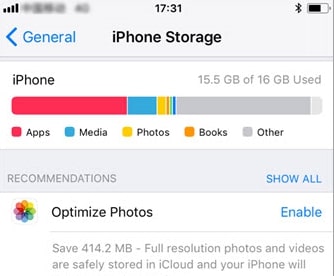 Free up Storage on iPhone