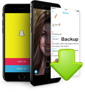 backup Snapchat photos