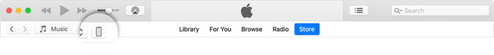 Device icon in iTunes