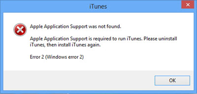 iTunes Error Code 2