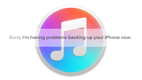 iPhone wont backup to iTunes