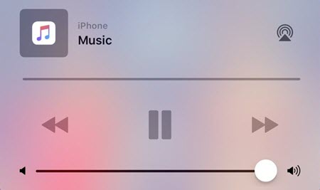 iOS 11 Not Showing Up Music Controls