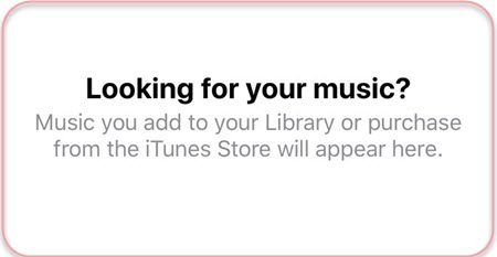 Apple Music Library not Showing up iOS 11