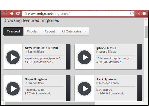 Online Ringtones Sites