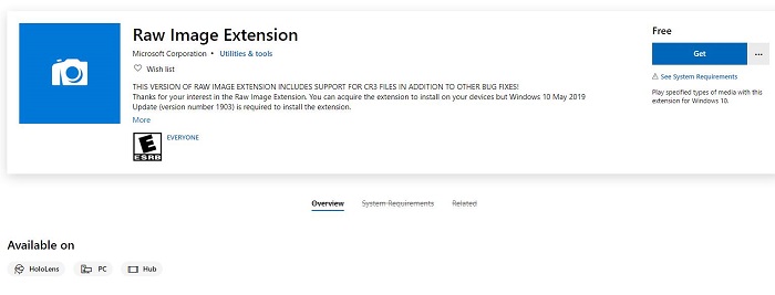 Microsoft ProRAW Viewer
