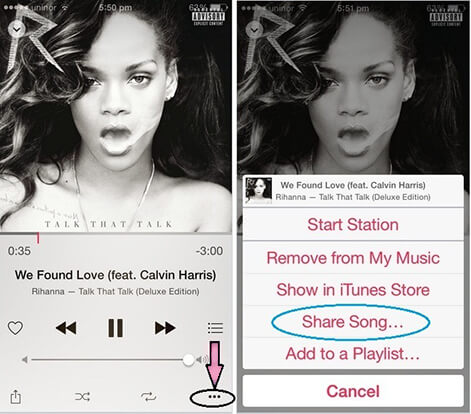 Transfer Music from iPhone to iPhone with AirDrop