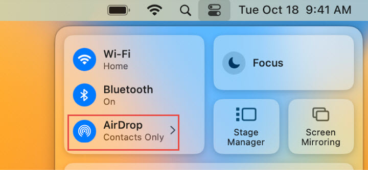 Airdrop transfer between iPhone and Mac - Step