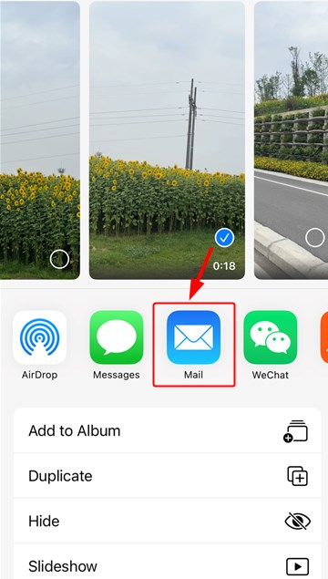 Transfer Videos from iPhone to Mac via Email