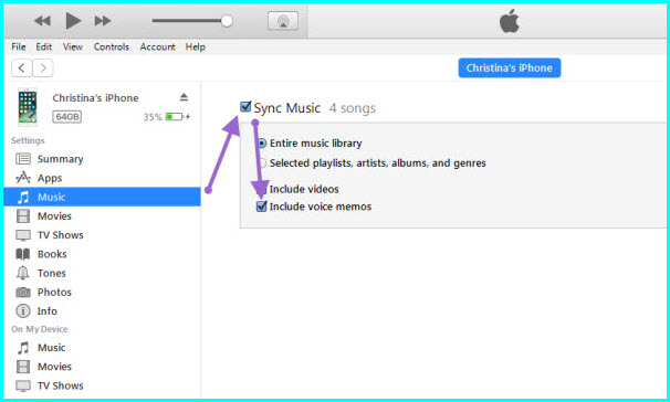 Transfer Voice Memos with iTunes
